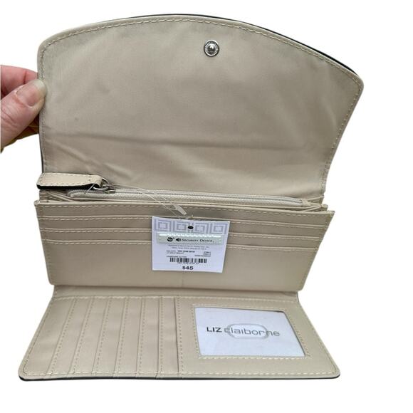 Liz Claiborne Gold Glitter Walley with Bow Accent NWT - Picture 3 of 4